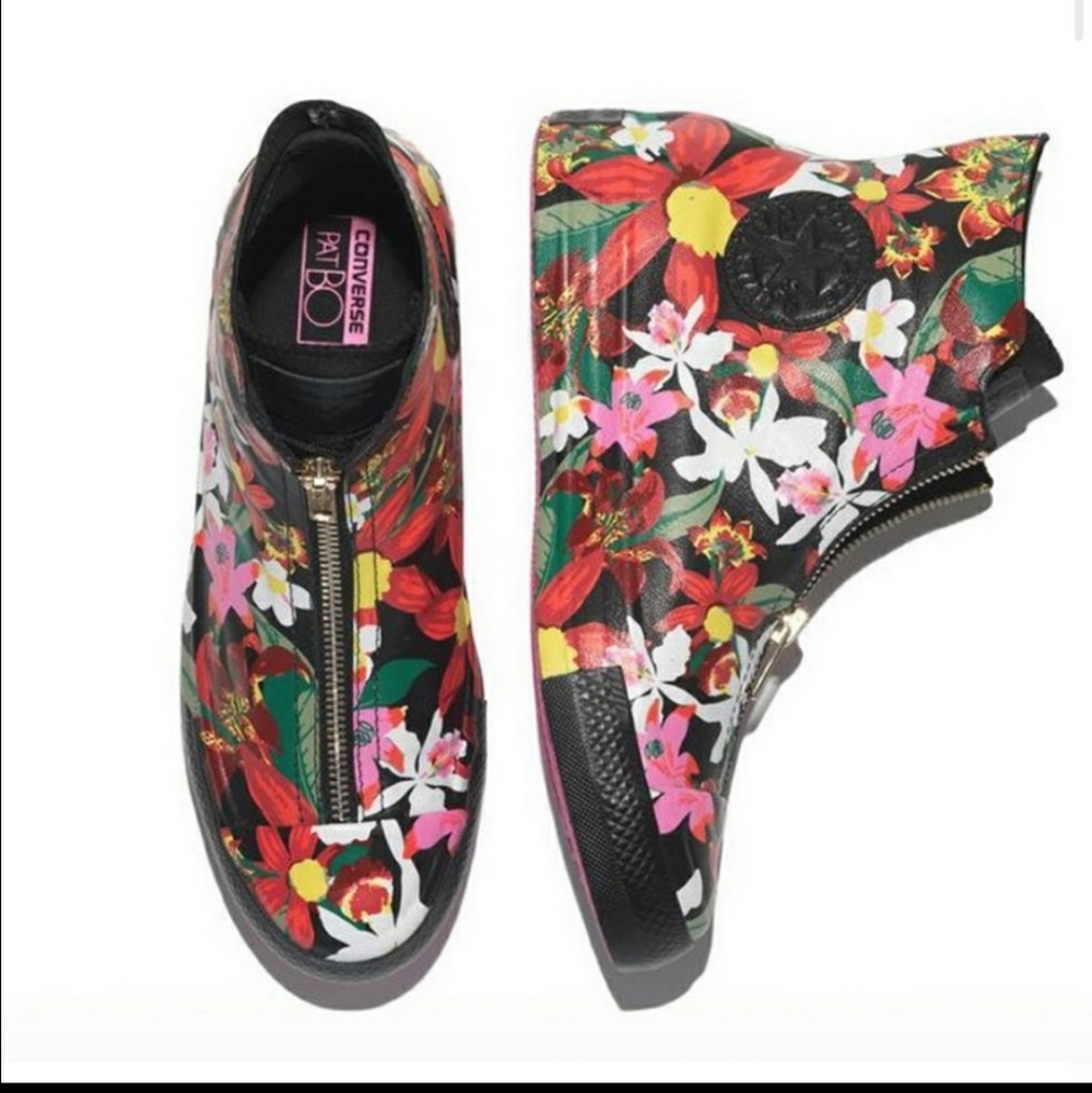 Converse PatBo floral high tops